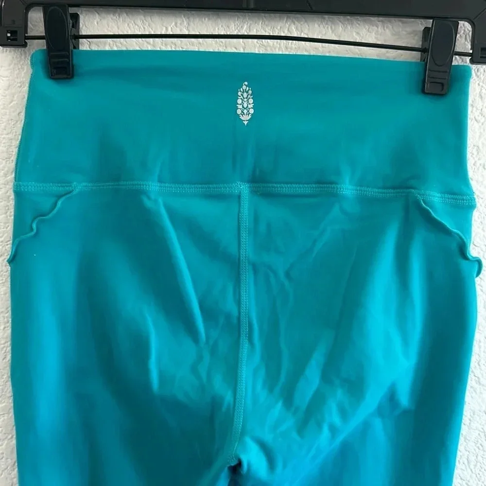 Free People Movement Hearts Aflutter Leggings in Wavy Waters - Size Small